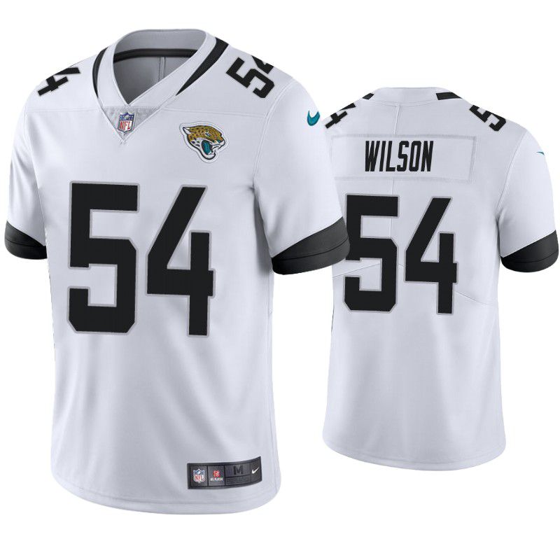 Men Jacksonville Jaguars #54 Damien Wilson Nike White Limited NFL Jersey->jacksonville jaguars->NFL Jersey